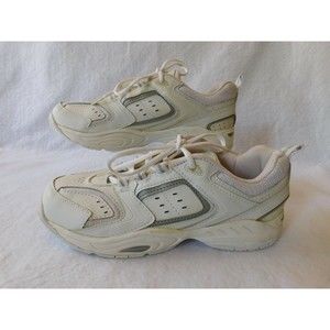 Olympian Women's Athletic Walking Shoe White Silver Size 9.5 W